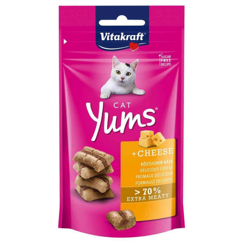 Vitakraft - Friandises Yums au Fromage pour Chat -