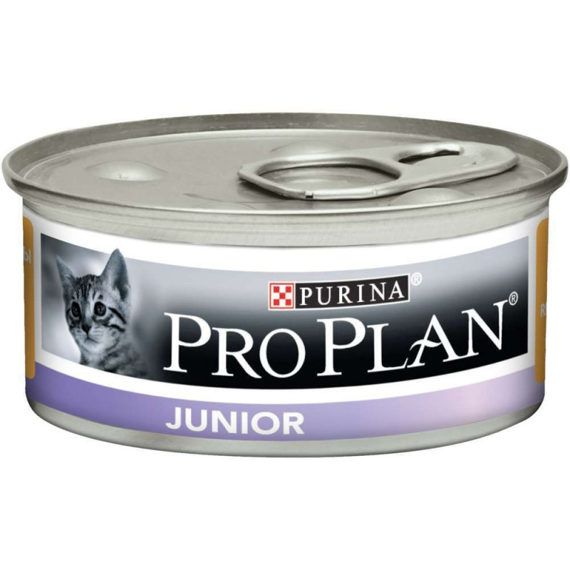 Mousse chat Junior Pro Plan Poulet - 85g