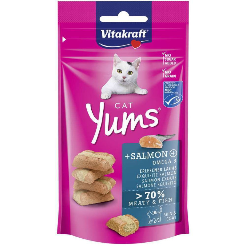 Friandise Chat Yums Saumon Omega 3