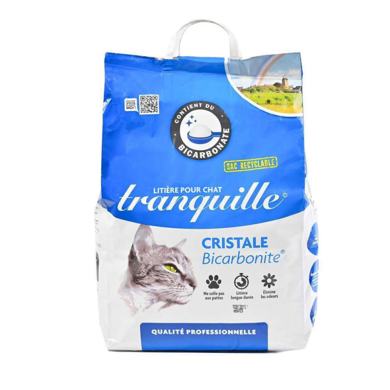 Litière chat Cristale bicarbonite 20 litres