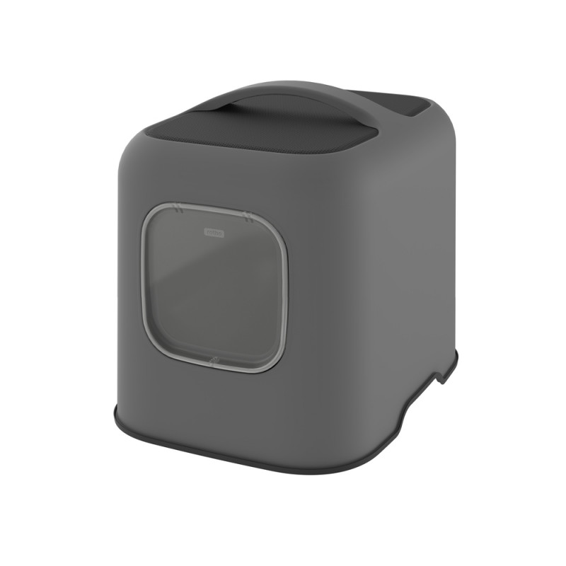 Maison de toilette Biala pour chat coloris anthrac