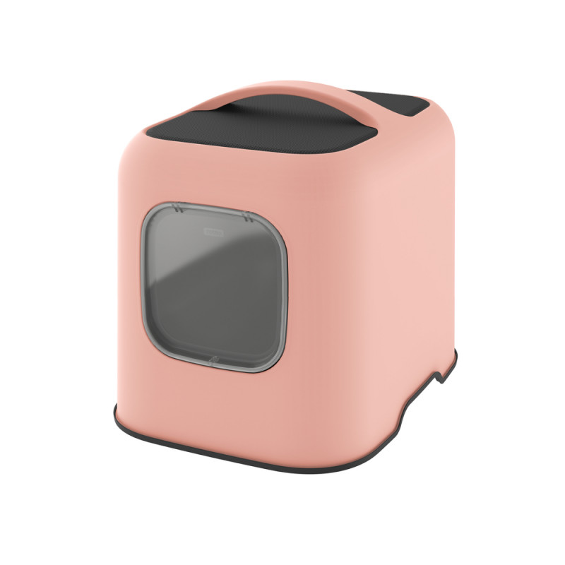 Maison de toilette Biala pour chat, coloris rose,