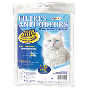 Filtre anti odeurs: x3 l.15xL.2,5xh.25,5cm