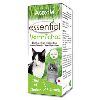 Vermifuge Vermi'chat Essentiel, 100 ml