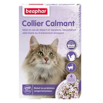 Collier calmant pour chat, Valériane