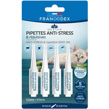 Pipettes anti-stress et répulsives châton x4