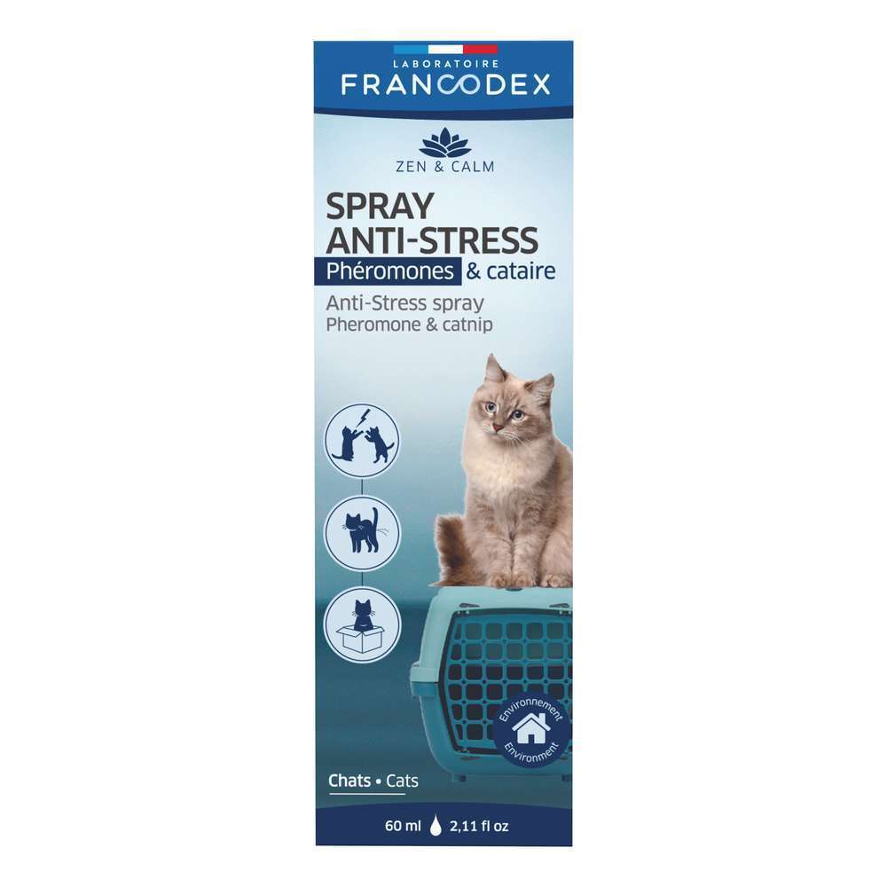 Spray anti-stress pour chat 60ml - Truffaut-Jullien