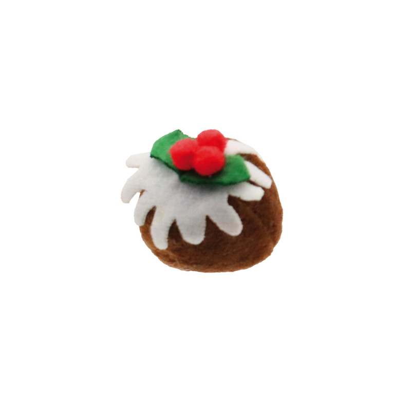 Jouet pour chat Pudding Noël 4. 5cm - modèle aléat