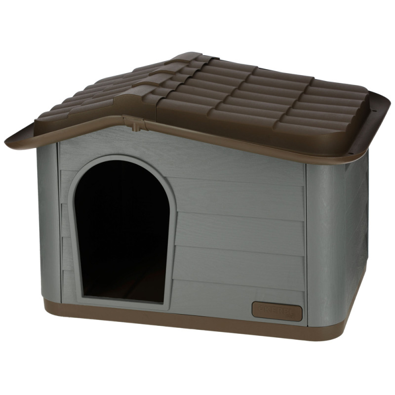 Maison pour chat Paola Eco , coloris gris/marron -