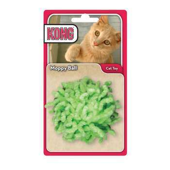 Balle Moppy Ball Kong pour chat : rose, d.5cm