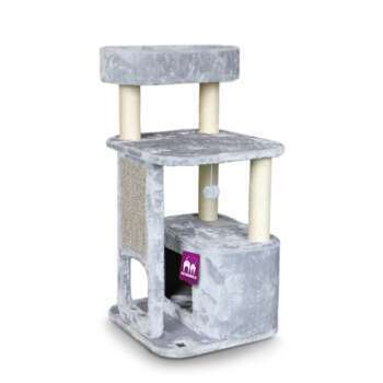 Arbre à chat Little Rock 99 Grey gris - L. 50 x l.