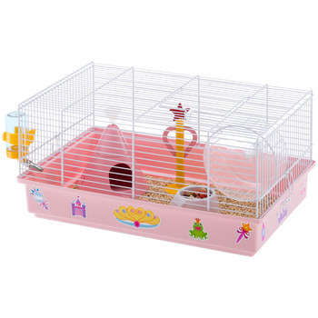 Cage Criceti 9 princess pour hamster : L46cxl29,5x