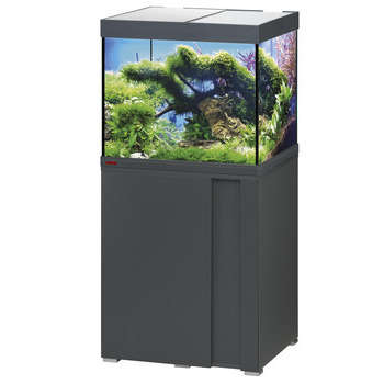 Aquarium avec meuble Vivaline en bois gris - 150 l
