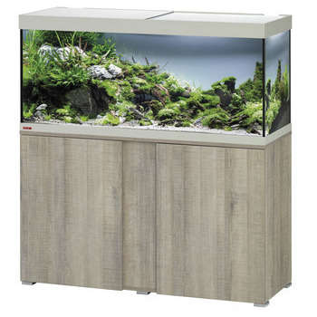 Aquarium avec meuble Vivaline en bois gris - 240 l