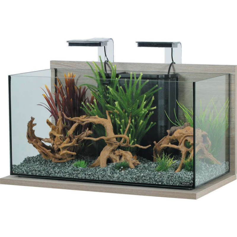 Aquarium Idro 60 zebrano gris