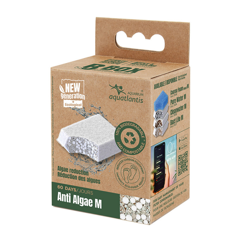 Masse filtrante pour aquarium B-Box anti algues, t
