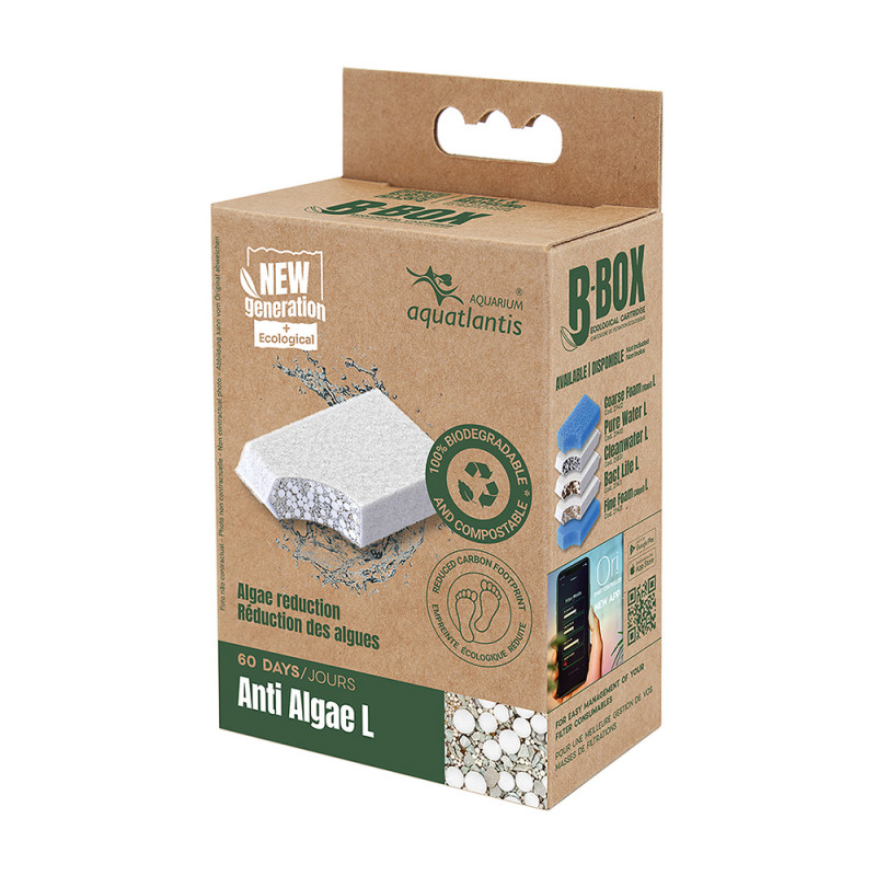 Masse filtrante pour aquarium B-Box anti algues, t