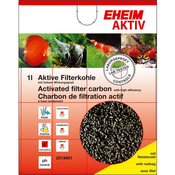 Charbon super actif, avec filet Eheim Ehfiaktiv :