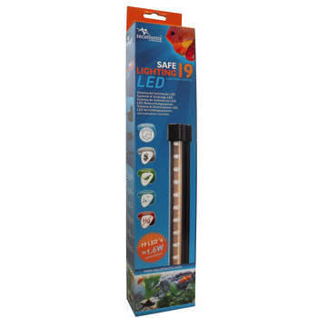 Eclairage 19 led : plastique acier led l. 38 x l.