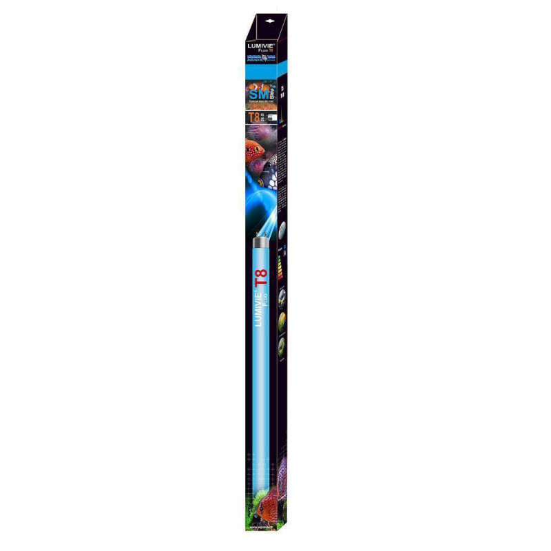 Tube fluorescent Lumivie : bleu, L.75xd.4,2cm