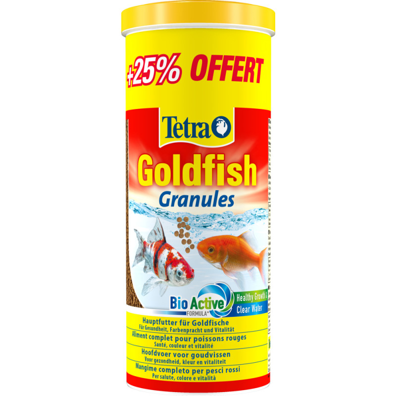 Aliment complet en granulés pour poissons rouge Go