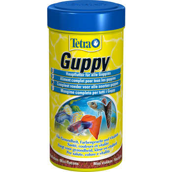 Aliment complet pour guppies TetraGuppy : 250 ML