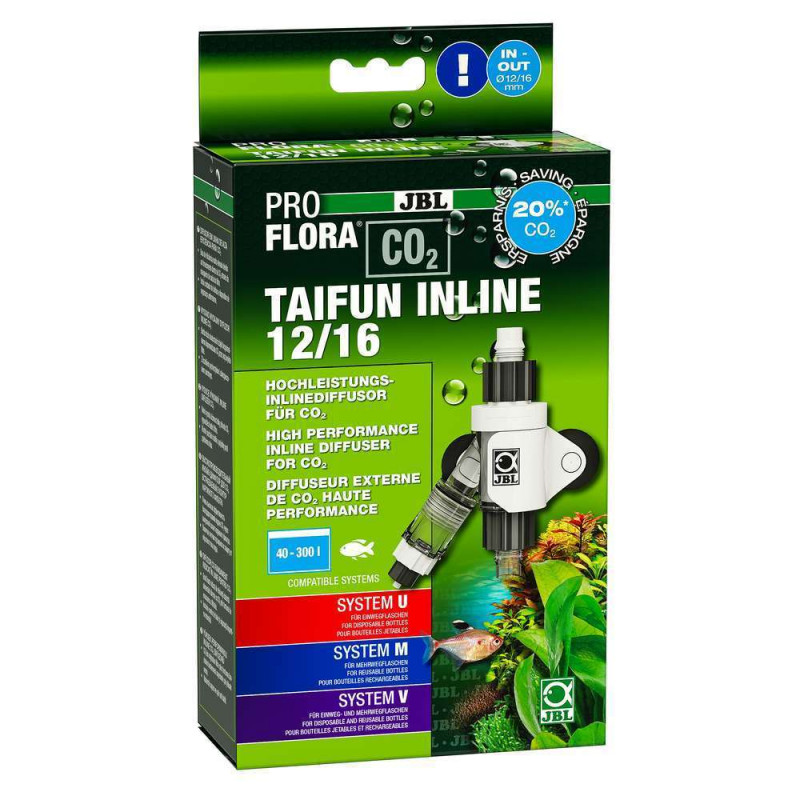 Proflora CO2 Taifun Inline 12/16