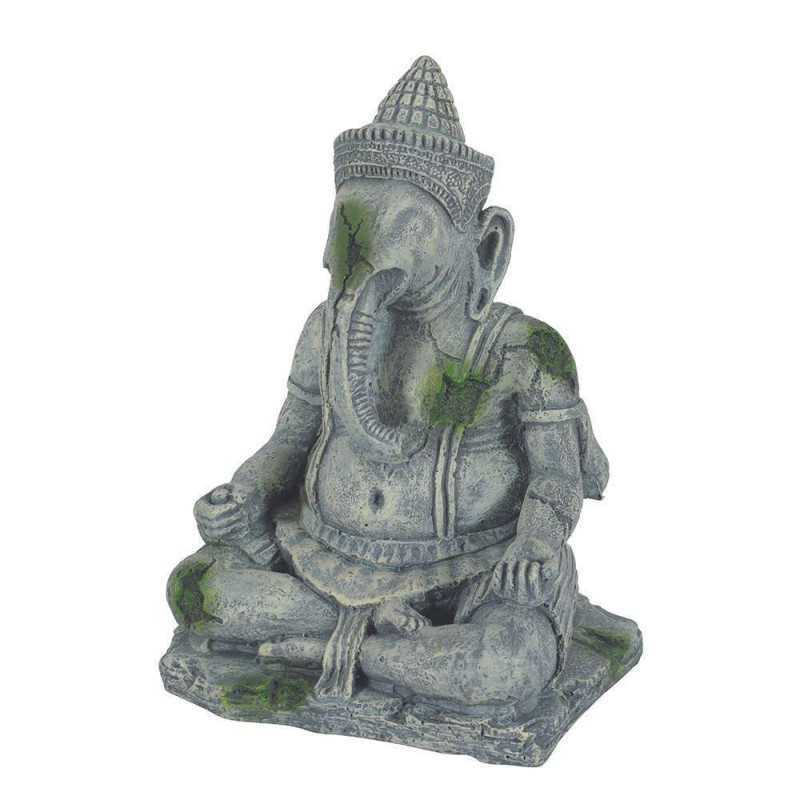 Statue aquarium Ganesh : résine, H.11,3cm