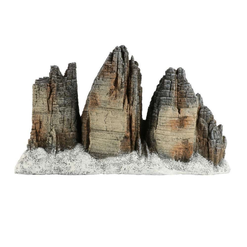 Rocher des Dolomites Décor d'aquarium multicolore