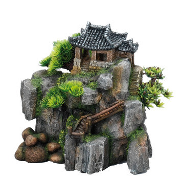 Décoration d'aquarium Cottage SM : L23,5xl14xH23 c