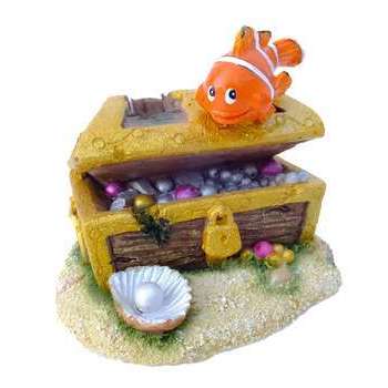 Décoration d'aquarium, Poisson clown : L. 4,5xl. 3