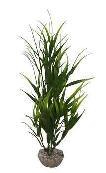Plante artificielle aquarium bambou 28 cm