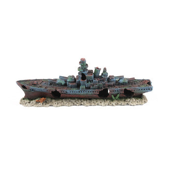 Décoration destroyer, aquarium, résine