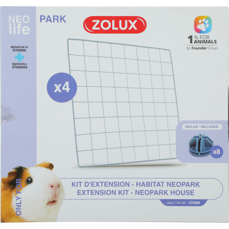 Extension pour cage modulable pour cochon d'inde n