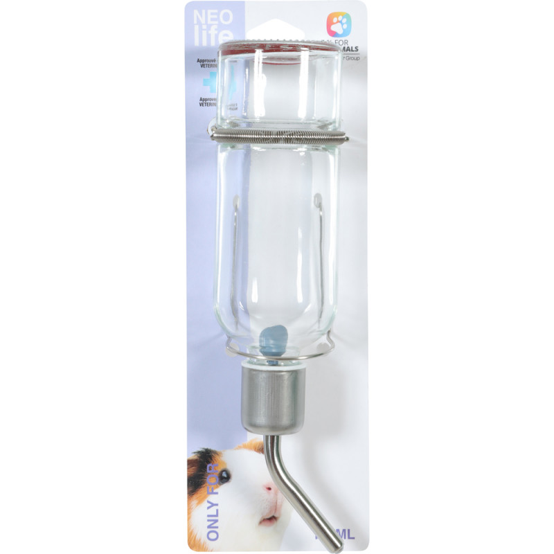 Biberon en verre Neolife pour cochon d'inde 180 ml
