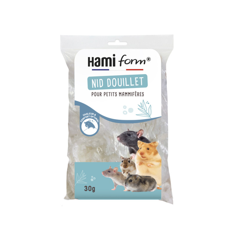 Nid douillet pour petits mammifères, en lyocell -