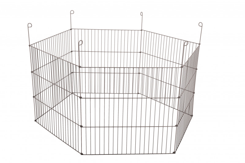 PARC METAL EXT HEXA 120 GRIS