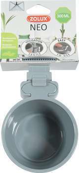 Mangeoire plastique neo 300ml gris