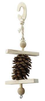 Jouet pomme pin rongeurs