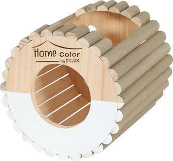 Maison Bois Home Color Rondins M Blanc