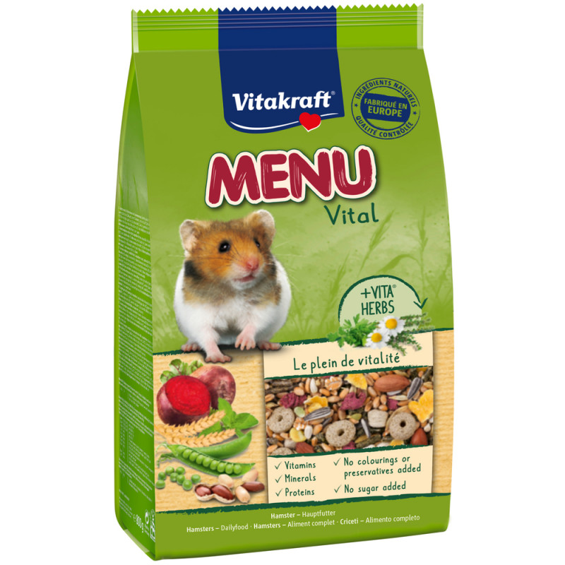 Menu Vital pour hamster 800 g