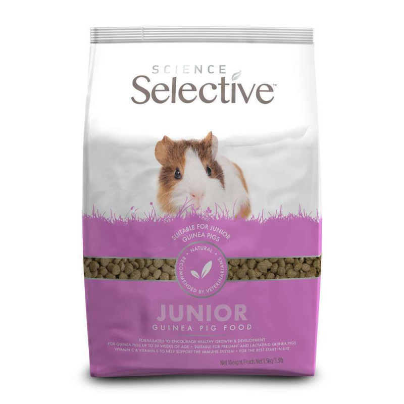 Aliment Selective cochon d'Inde Junior 1,5kg