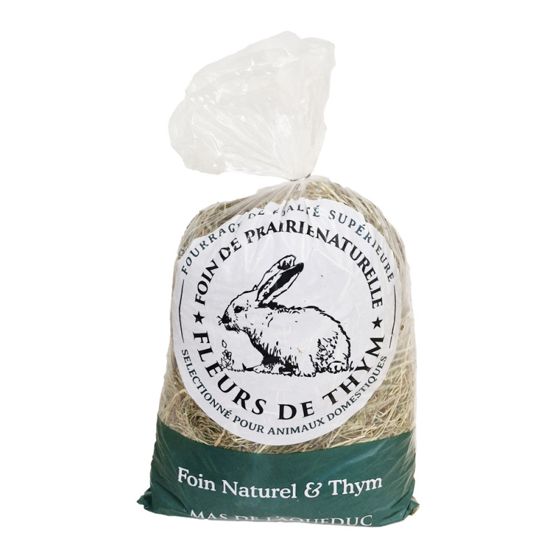Foin de prairie naturelle au thym - 500g