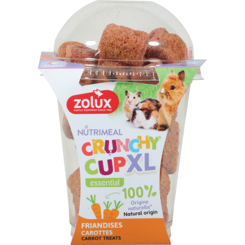 Friandises Crunchy Cup XL Carottes pour petits mam
