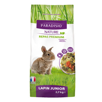 Repas Premium : Nature,  lapin nain junior