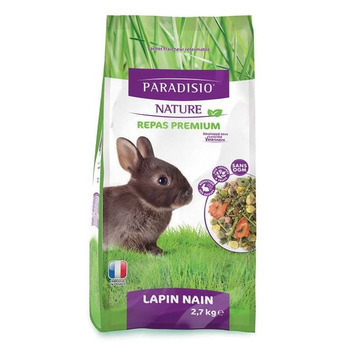Aliment complet lapin nain adulte : 2,7kg
