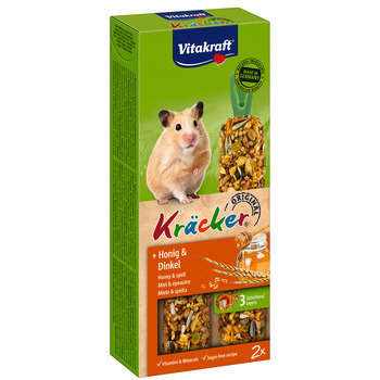 Kracker au miel hamsters x2