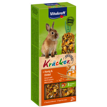 Kracker au miel lapins nains x2