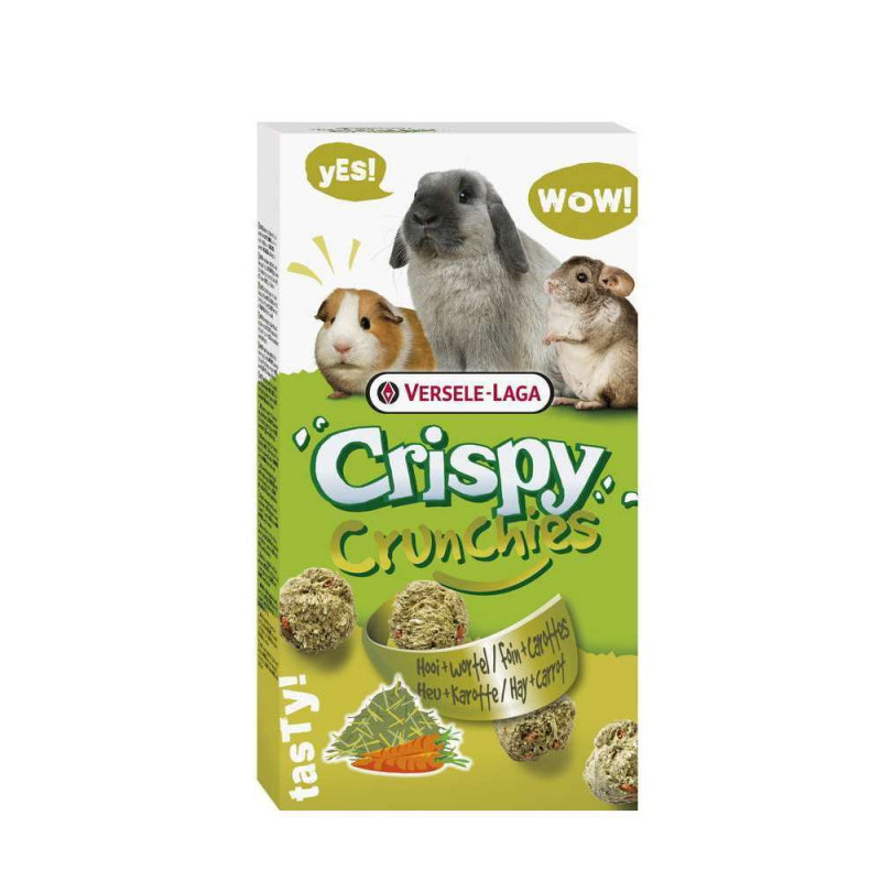 Crispy Crunchies foin pour rongeurs - 75 g