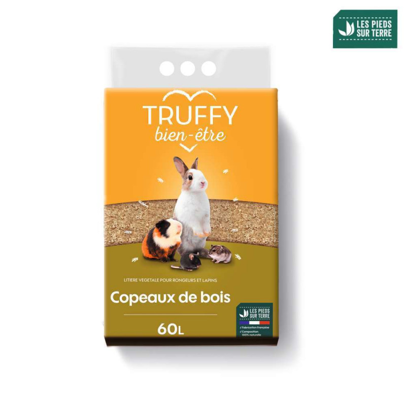 Litière copeaux pour rongeurs 60 L